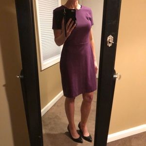 Ponte knit sheath dress